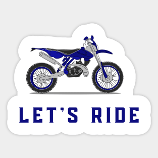 Let's Ride Sticker